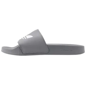 Adidas Originals Adilette Lite Unisex Flat Sandals, Grey/White