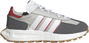 Adidas Retropy E5 J 'Grey Cloud White' sneakers, gray