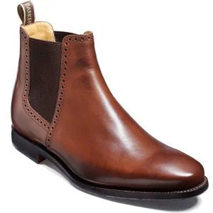 BARKER Hawkin Chelsea Boots - Mens - Dark Walnut Calf