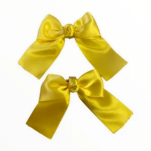 Yellow Long Shoe Bow